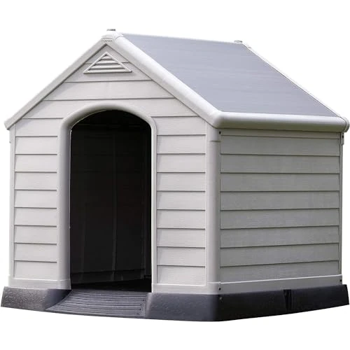 Offerta a tempo: Keter Curver Cuccia per Cane, Grigia, 95 x 99 x 99H cm - 43% da 119.00 € a 67.99 €