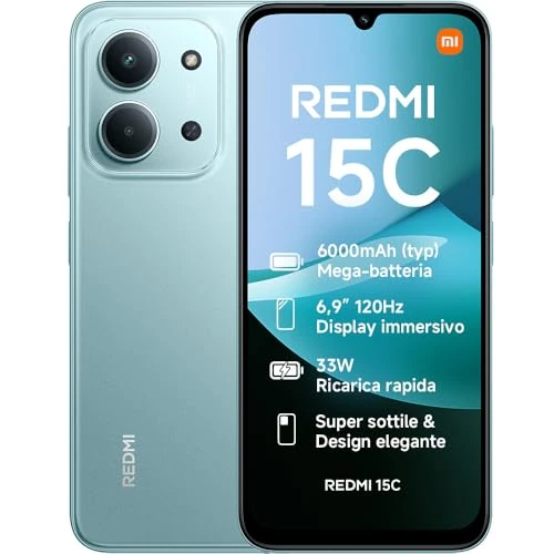 Tijdelijke aanbieding: Redmi 15C 4+128 Mint Green (No power adapter included) van 136.22 € naar 136.22 € (0.00% korting)