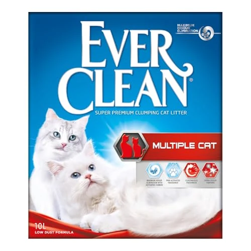 Offre limitée : Ever Clean Litière agglutinante pour chats, pour plusieurs chats, parfumée pour une fraîcheur durable, 10 L de 29.99 € à 26.85 € (10% de remise)