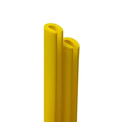 Quattroerre Pair of Zic Save Car Doors Profile, Yellow, 650 mm