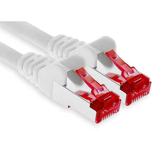 Zeitlich begrenztes Angebot: 1aTTack.de - 1x 1m CAT6 Patchkabel S/FTP PIMF Schirmung CAT.6 RJ45 Netzwerkkabel Ethernetkabel DSL LAN Router Switch Modem Patchfeld - weiß - 1 Stück von 4.93 € auf 4.93 € (0.00% Rabatt)
