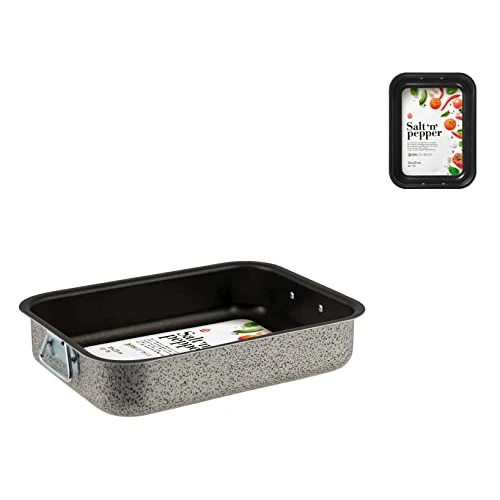 Offerta a tempo: Home Salt N'Pepper Teglia Forno in Alluminio, Rivestimento Antiaderente, 30x22 cm - 0.00% da 18.92 € a 18.92 €