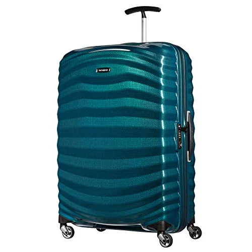 Samsonite Lite-Shock - Spinner L Koffer, 75 cm, 98.5 L, blau (Petrol Blue)