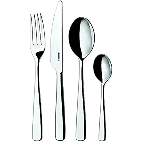 Offerta a tempo: Guzzini Grace Set 24 Posate, Acciaio Inossidabile, Grigio, 6 unità — 41% da 118,50 € a 69,90 €