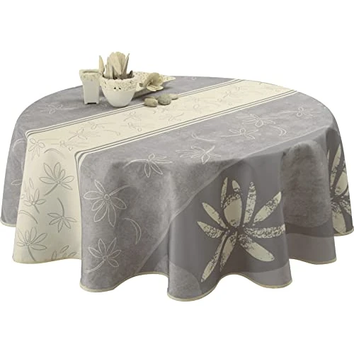Zeitlich begrenztes Angebot: Le linge de Jules Tischdecke Fleckabweisende Lotus Ecru - Rechteckig 150 x 200 cm von 14.69 € auf 14.69 € (0.00% Rabatt)