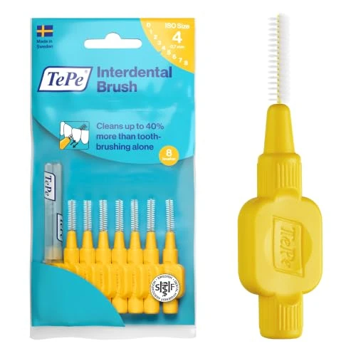 Oferta limitada: Cepillo Interdental TePe, Original, Amarillo, 0,7 mm/ISO 4, 8 ud. de 5.49 € a 5.49 € (ahorro 0.00%)