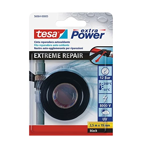 Oferta limitada: Tesa 56064-00005-00 Cinta De Reparación Autosoldante Extreme Repair, Negro de 8.54 € a 8.54 € (ahorro 0.00%)