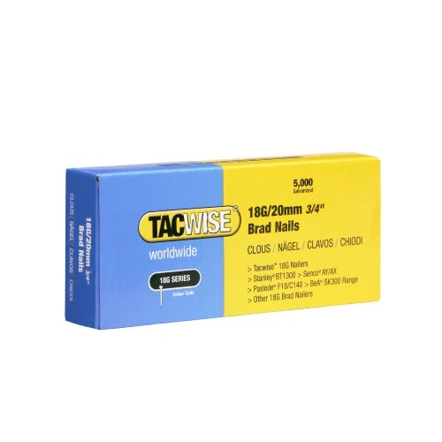 Limited-time offer: Tacwise 0395 Galvanised Brad Nails Type 18G / 20 mm , Pack of 5,000 from 6.81 GBP to 6.81 GBP (save 0%)