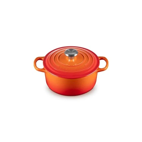 Limited-time offer: Le Creuset Signature Enamelled Cast Iron Round Casserole Dish With Lid, 18 cm, 1.8 Litre, Volcanic, 21177180902430 from 219.00 GBP to 178.99 GBP (save 18%)