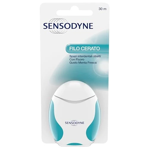 Sensodyne Gewaxte flossen smaak verse munt, 30 m
