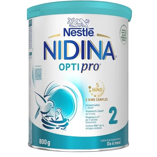 Offerta a tempo: NESTLÉ NIDINA Optipro 2 Latte di Proseguimento Polvere da 6 mesi, Latta 800g - 33% da 18.15 € a 12.09 €