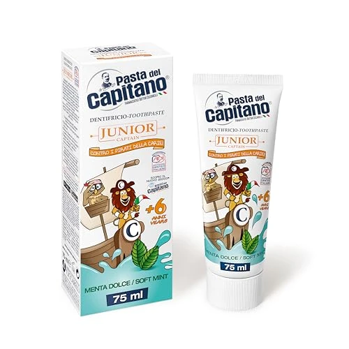 Offre limitée : Pasta del Capitano Dentifrice Menthe Douce Junior + 6 Ans de 2.00 € à 2.00 € (0.00% de remise)