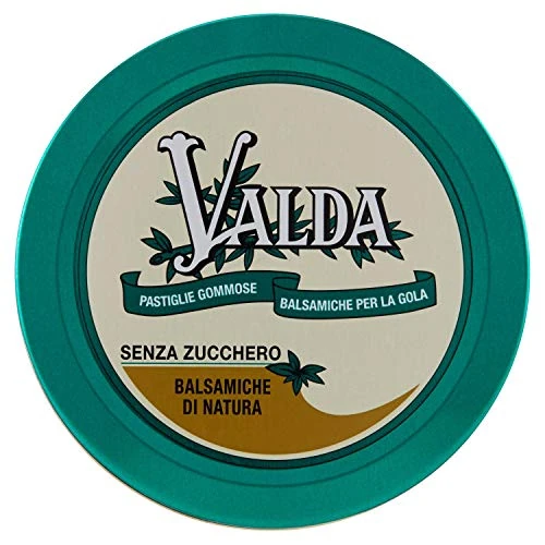 Offerta a tempo: Valda Caramelle per La Gola, Pastiglie Gommose Balsamiche, Senza Zucchero, con Olio Essenziale di Eucalipto e Levomentolo, 50 G - 37% da 5.20 € a 3.30 €