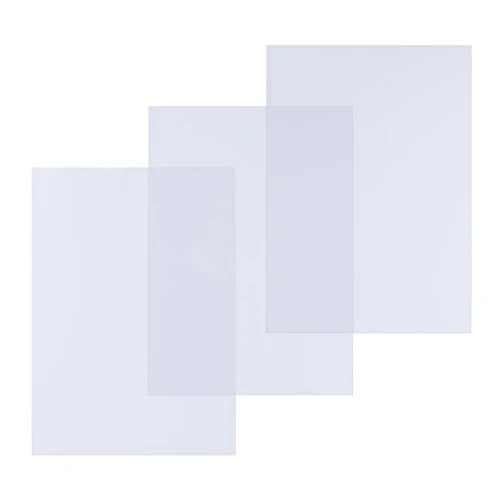 Pavo - A4 300 mic Copertine per raccoglitori PVC, confezione da 100 fogli, Trasparente