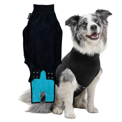 Suitical Recovery Suit Perro, M, Negro