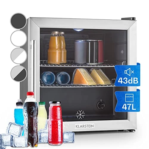 Klarstein Beersafe L Kühlschrank 50 Liter Klasse B-in Glas 50