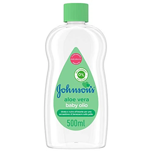 Offerta a tempo: Johnson's Baby, Olio Idratante per bambini e neonati, con Aloe Vera, Senza Coloranti Solfati Ftalati e Alcol, Ideale per Tutta la Famiglia, 500ml - 29% da 6.68 € a 4.73 €
