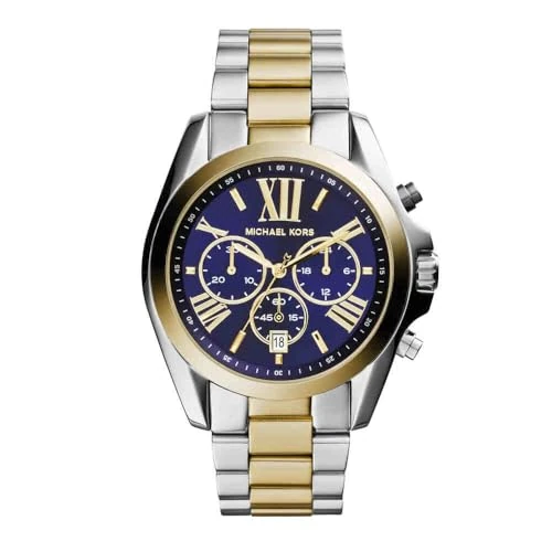 Begrenztes Angebot: Michael Kors Bradshaw Watch für Damen, 43mm Quarz-Chronographenwerk mit Edelstahlarmband von 298.89 EUR auf 134.50 EUR (Rabatt 55%)