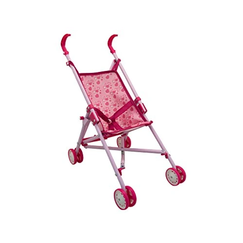 Teorema 63745 Passeggino in Metallo per Bambole con Chiusura ad Ombrello