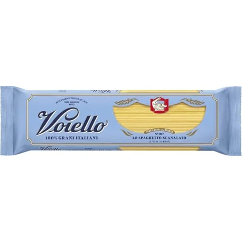 Voiello - Rowkowane spaghetti nr 107 - 100% włoski produkt - 100 g