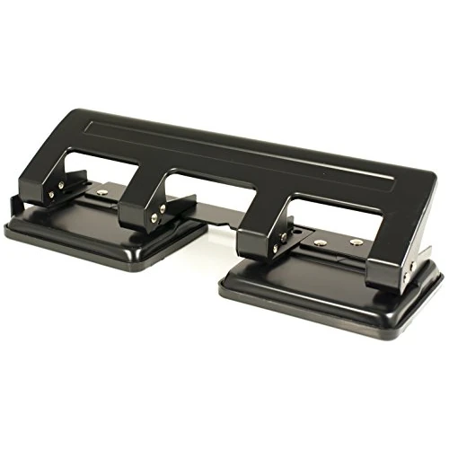 Offerta a tempo: Pavo 8036554 - Perforatore a 4 fori con guida, per 20 fogli, colore: Nero - 6% da 13.72 € a 12.90 €