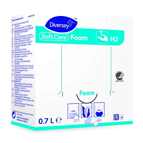 Diversey suave jabón añadiendo algo de care espuma H2 700 ml dispensador de jabón líquido, agradable espuma, con cuidado y con la piel