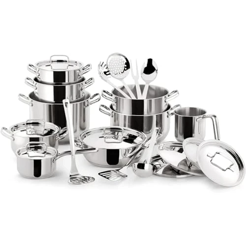 Oferta limitada: Lagostina Sfiziosa Batería De Cocina Con 24 Piezas, Acero Inoxidable, Plateado de 252.10 € a 252.10 € (ahorro 0.00%)
