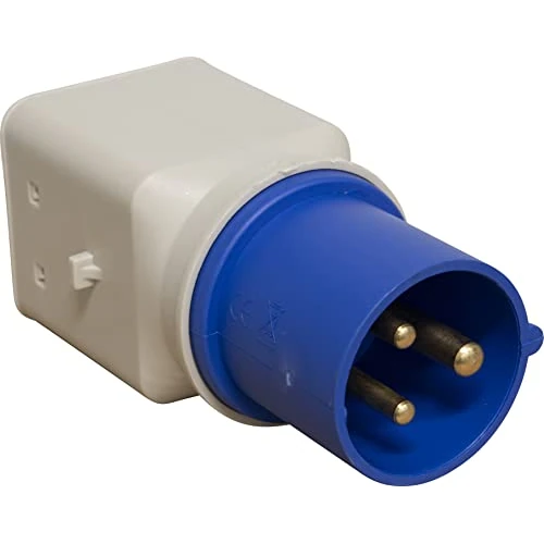 Brennenstuhl 1081560 CEE 3-Pole Adapter 16 A/230 V, CEE Plug, Italian Plug 10 A+16 A (IP 44)
