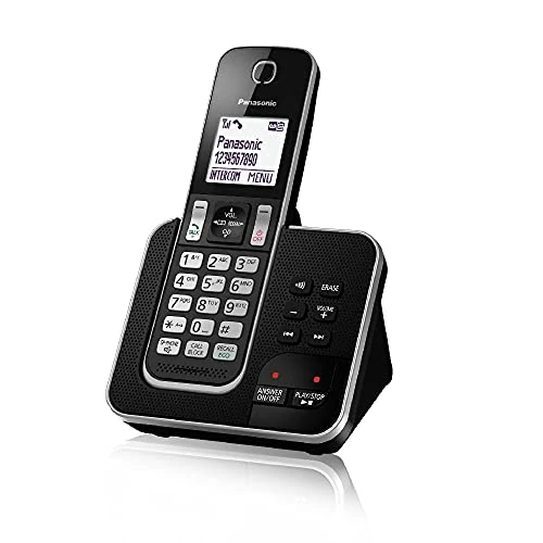 Panasonic KX-TGD320 - telephones (DECT, Desk, Black, Silver, LCD, AAA, Polyphonic)
