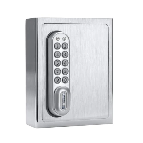 Offerta a tempo: masunt cassaforte per chiavi 1120 E Code | Innovativa assegnazione online del codice a distanza | cassaforte elettronica per chiavi in acciaio inox V2A massiccio | antieffrazione - 0.00% da 329.00 € a 329.00 €