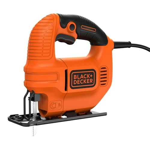 BLACK+DECKER Seghetto alternativo 400W. Sistema di inclinazione per tagli a 45°. 230 V. KS501-QS