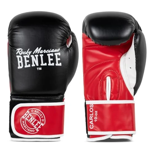 Ben Lee Rocky Marciano Carlos Gants de Boxe, Mixte, 199155, Noir/Rouge/Blanc, 0,3 l