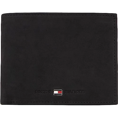 Offerta a tempo: Tommy Hilfiger Uomo Portafoglio Johnson con Scomparto Monete, Nero (Black) — 37% da 74,90 € a 46,84 €