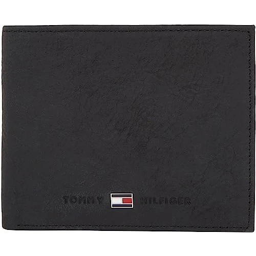 Limitiertes Angebot: Tommy Hilfiger Herren Geldbeutel Johnson Mini Klein, Schwarz (Black), Einheitsgröße von 54.90 EUR auf 30.00 EUR (Spare 45%)
