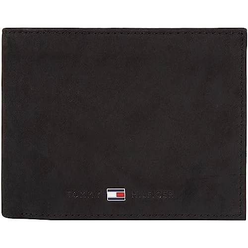 Oferta ograniczona: Tommy Hilfiger Mężczyźni Johnson Portfel, Czarny, 13 x 10 x 2 cm z 74.90 EUR na 47.50 EUR (znizka 37%)