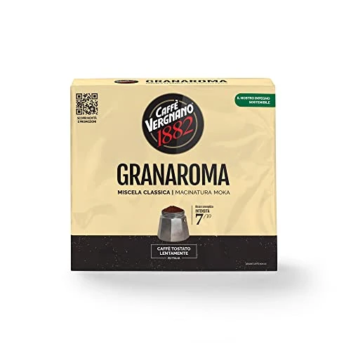 Caffè Vergnano 1882 Granaroma kawa mielona - 2 opakowania x 250 g (łącznie 500 g)