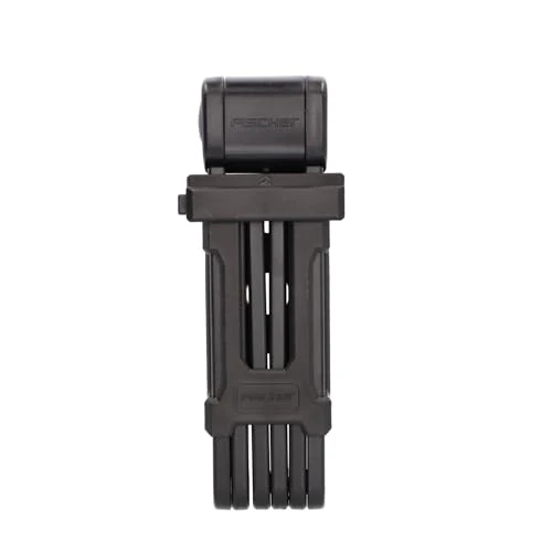 Offerta a tempo: FISCHER 85852 - Lucchetto pieghevole con supporto e 2 chiavi di sicurezza, colore: nero, 85 cm - 7% da 25.34 € a 23.69 €