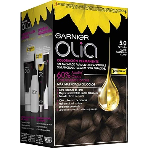Offerta a tempo: Garnier Tintura per Capelli, 200 gr, 5.0 Castaño Claro - 67% da 7.95 € a 2.65 €