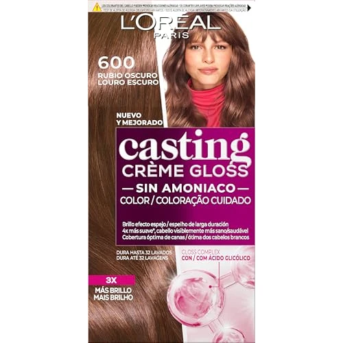 Oferta limitada: L'Oreal Paris Casting Crème Gloss Tinte 600-100 gr, El embalaje puede variar de 8.96 EUR a 6.60 EUR (ahorro 26%)