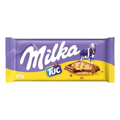 Tavoletta di Cioccolato al Latte e Biscotti Tuc Milka gr.87