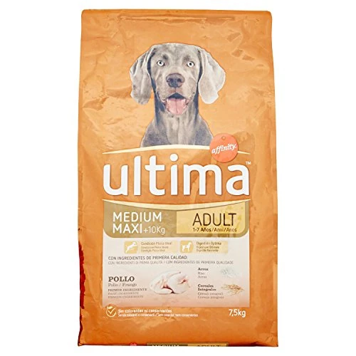Limited-time offer: Ultima Pienso for Medium-Maxi Adult Dogs with Chicken – 7.5 kg from 38.71 GBP to 38.71 GBP (save 0%)