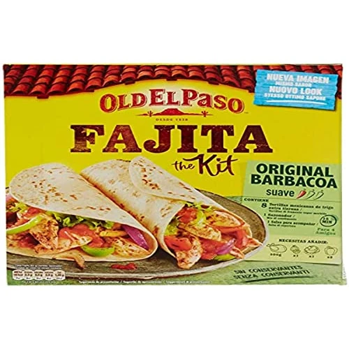 Offerta a tempo: Old El Paso Kit Para Fajitas Original Barbacoa, 500g - 40% da 5.79 € a 3.49 €