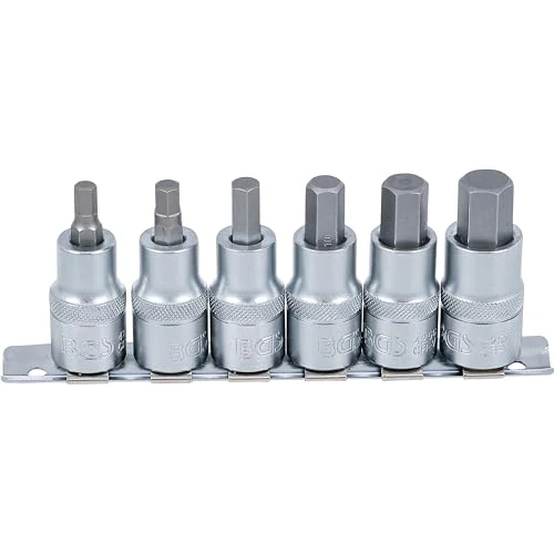 Offre limitée : BGS 8887 | Jeu de douilles à embouts | 12,5 mm (1/2") | six pans intérieurs | 6-14 mm | 6 pièces de 22.49 € à 22.49 € (0.00% de remise)