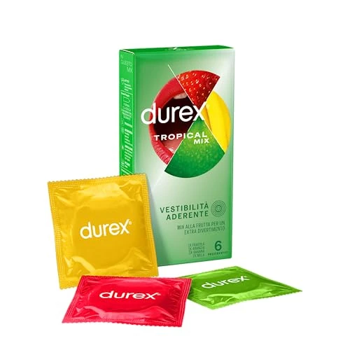 Durex Tropical Condoms, 6 Condoms