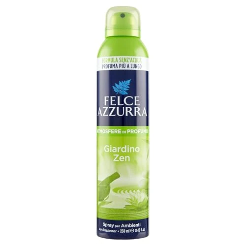 Felce Azzurra - Profumatore per Ambienti Spray Giardino Zen a Lunga Durata, Deodorante Ambiente senza Acqua dal Profumo Intenso Istantaneo, Profumatore Ambiente Casa Zero Aloni, Profumatori 250 ml
