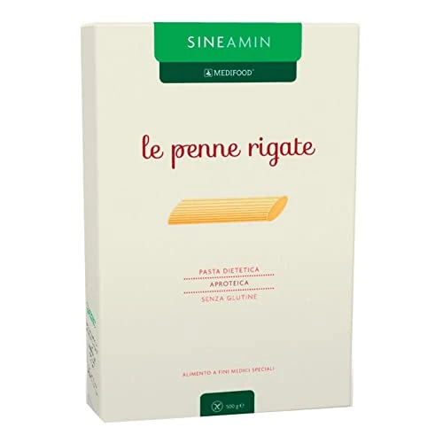 Offerta a tempo: Sineamin Penne Rigate Pasta Aproteica e senza Glutine 500 G - 32% da 11.15 € a 7.60 €