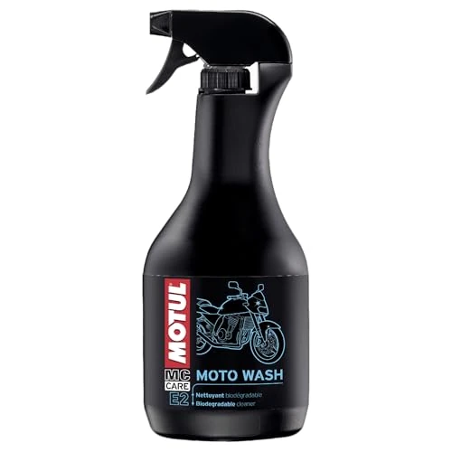 Offerta a tempo: Motul - Detergente Concentrato per Tutti i Tipi di Moto - Flacone Spray - Formula Biodegradabile - Pulisce a Fondo Tutte Le Superfici - MC Care Moto Wash E2-1 L - 7% da 12.99 € a 12.12 €
