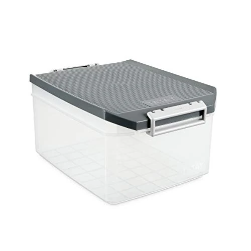 Offre limitée : TATAY 1150122 Boîte Multi-Usage 14 L Plastique Gris 39 x 27 x 19 cm de 21.40 EUR à 17.33 EUR (remise 19%)