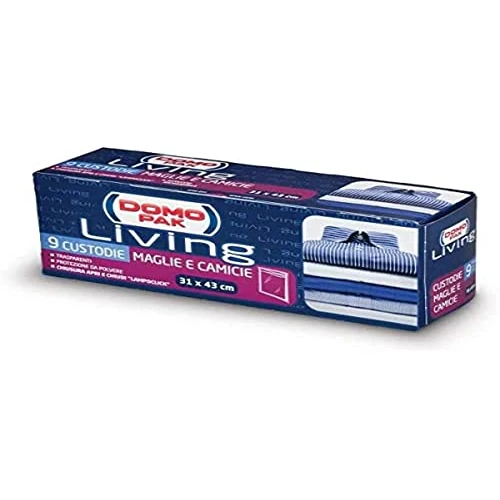 Limited-time offer: DOMOPAK Living Protective Cases for Knitwear and Shirts, 31 x 43 cm – 9 pieces. from 8.41 £ to 8.41 £ (save 0.00%)