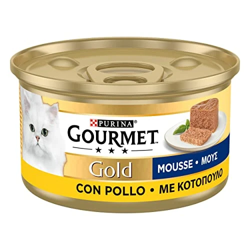 Oferta limitada: Gourmet Gold Mousse con Pollo Delicado 85 g – 1 Unidad de 3.21 € a 3.21 € (ahorro 0.00%)